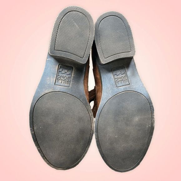 Billabong Monroe Brown Suede Booties Size 7 - Picture 5 of 9